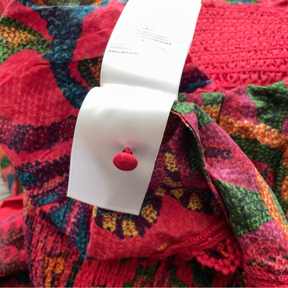 FARM RIO red sunset tapestry mini dress - Picture 12 of 12